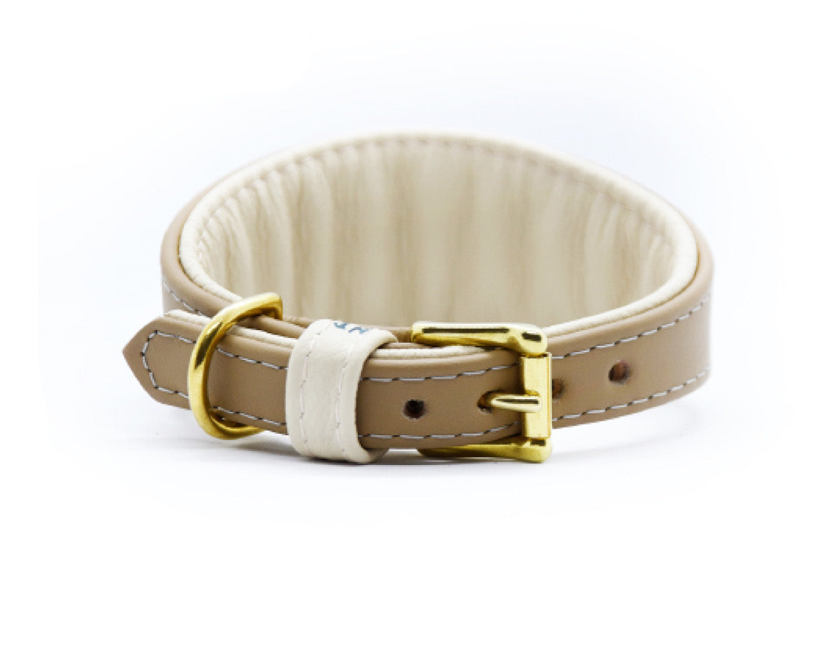 KAMELLEDER Windhundhalsband 𝗸𝗼𝗻𝗳𝗶𝗴𝘂𝗿𝗶𝗲𝗿𝗯𝗮r