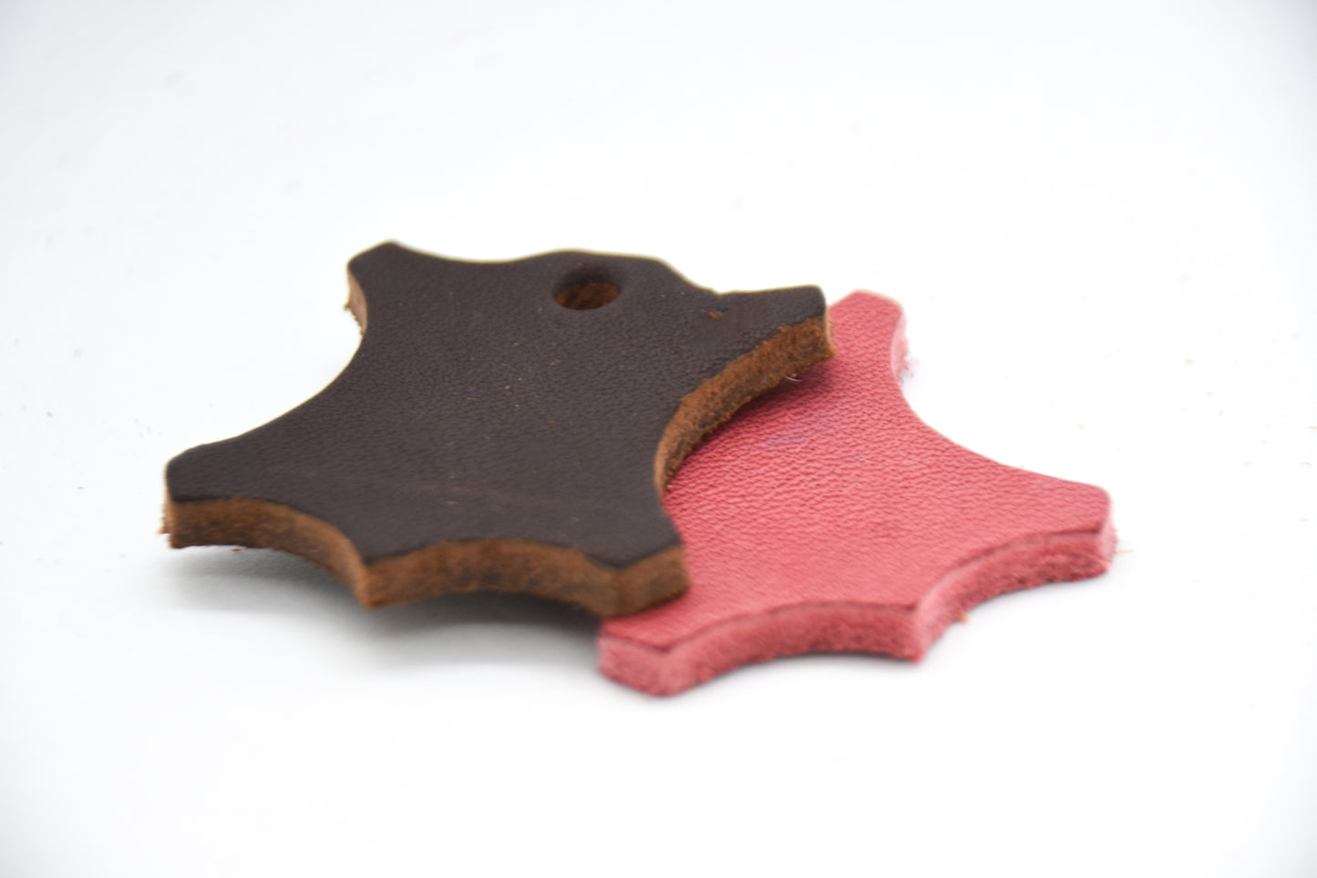 Leine Fettleder zweifärbig geflochten