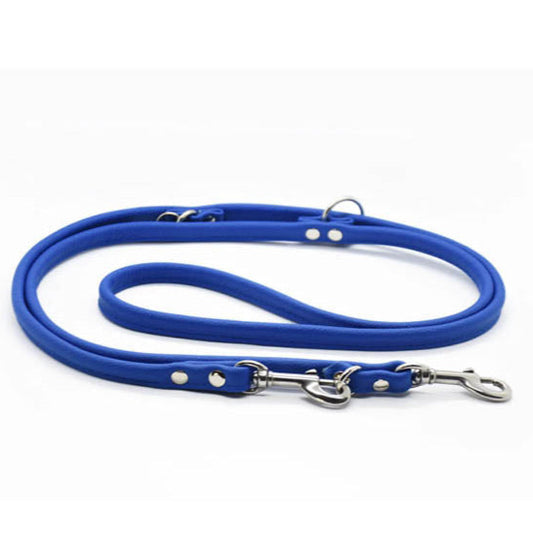 RUNDLEDERLEINE- rundgenähte, verstellbare Führleine aus butterweichem Nappaleder