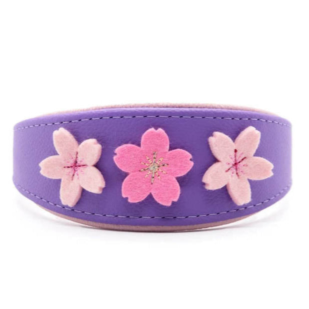 SAKURA ❀ Windhundhalsband Leder ❀ Zwei Farben zur Auswahl