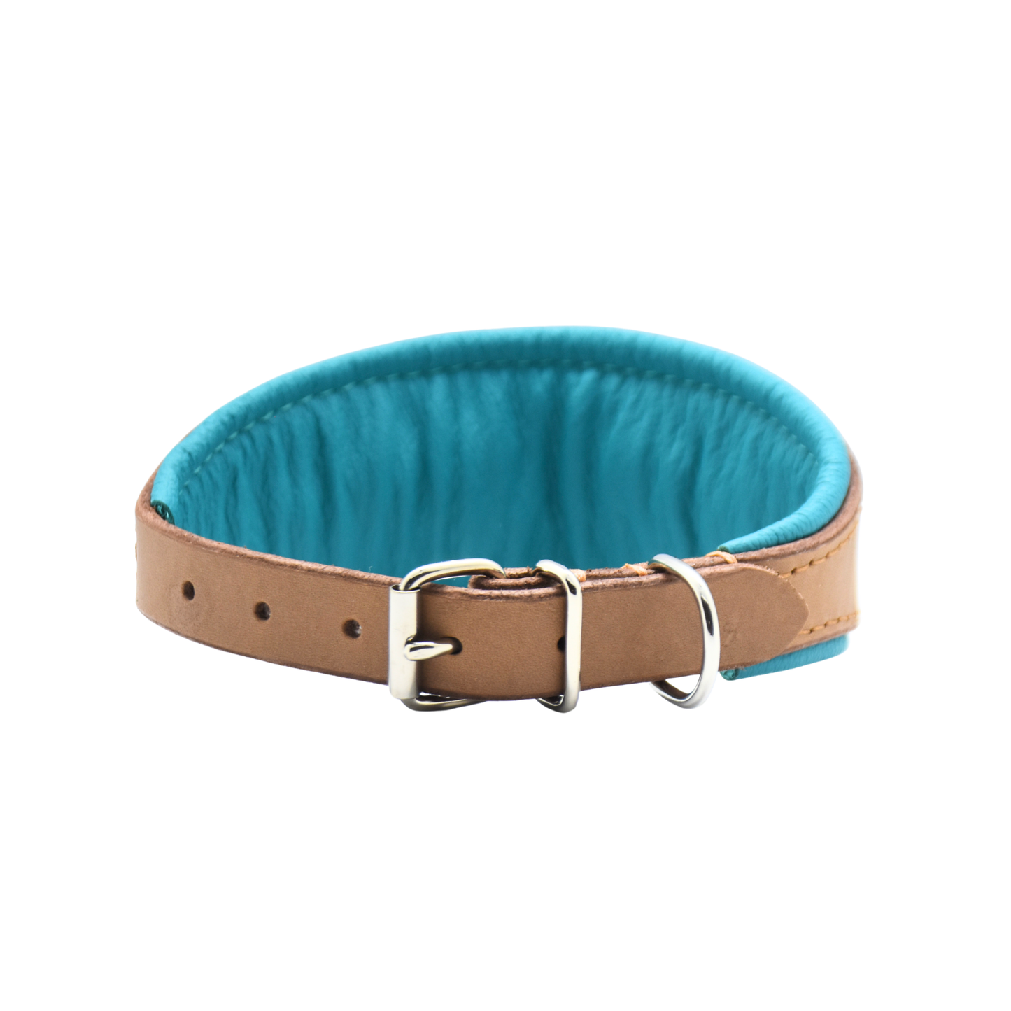 Windhundhalsband aus Leder mit Schnalle