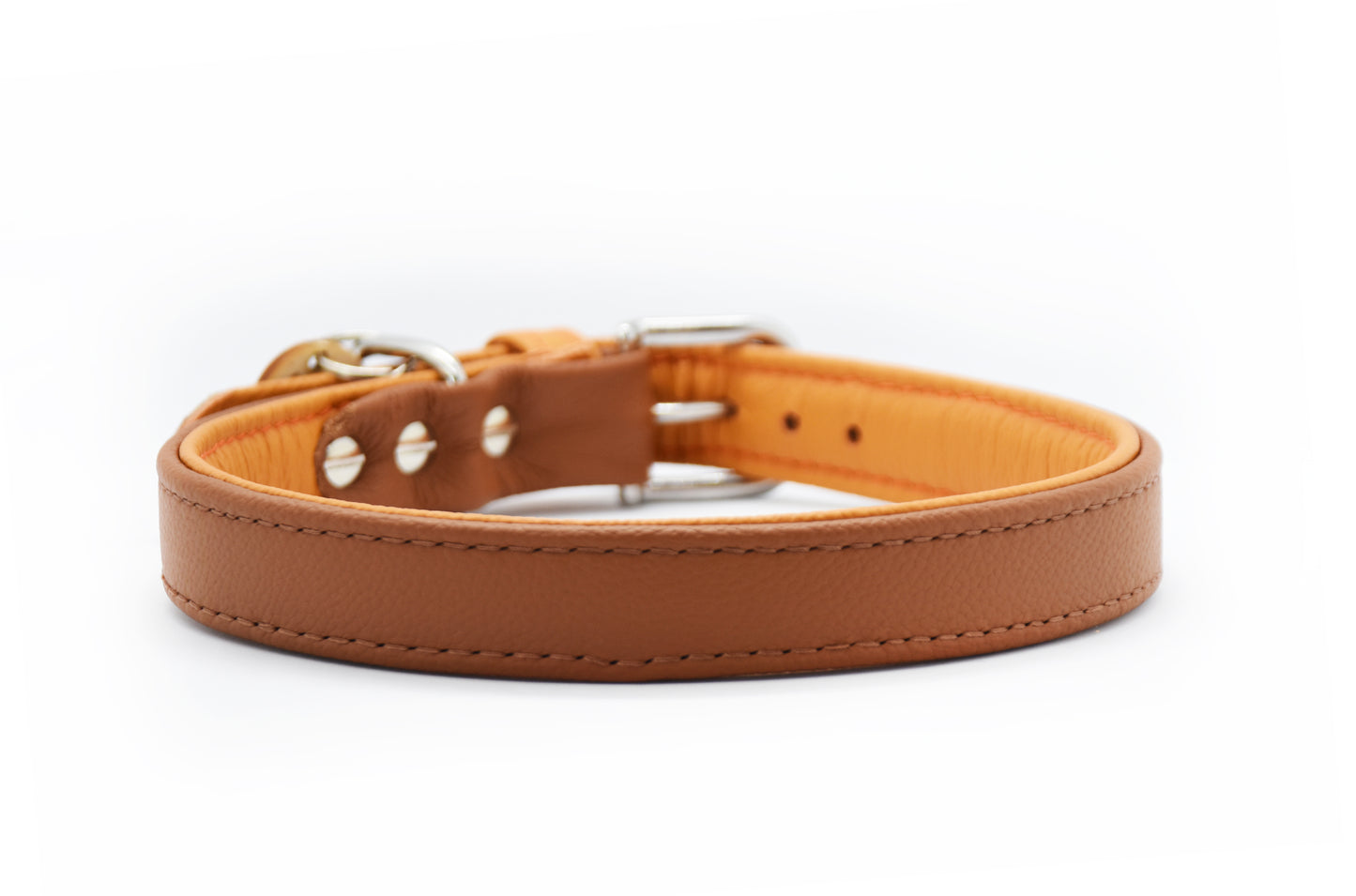 BASIC Hundehalsband・Bio-Nappaleder・Maßgefertigtes Hundehalsband