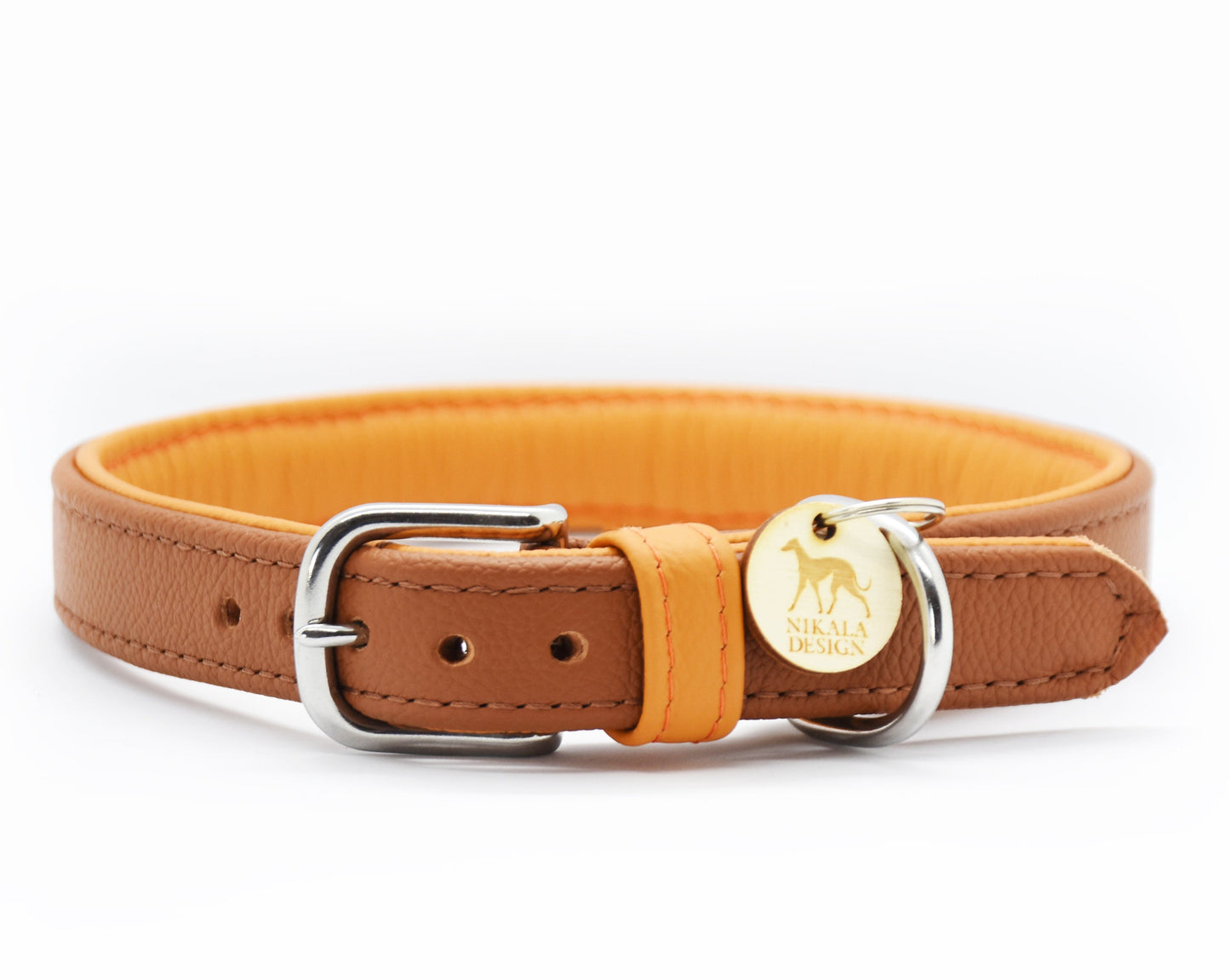 BASIC Hundehalsband・Bio-Nappaleder・Maßgefertigtes Hundehalsband