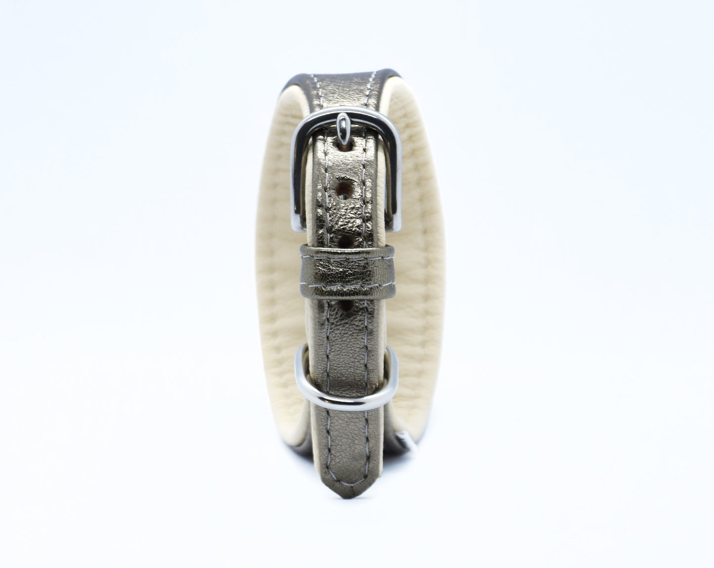 FUCILE・Metallic・Ziegenleder・Hundehalsband