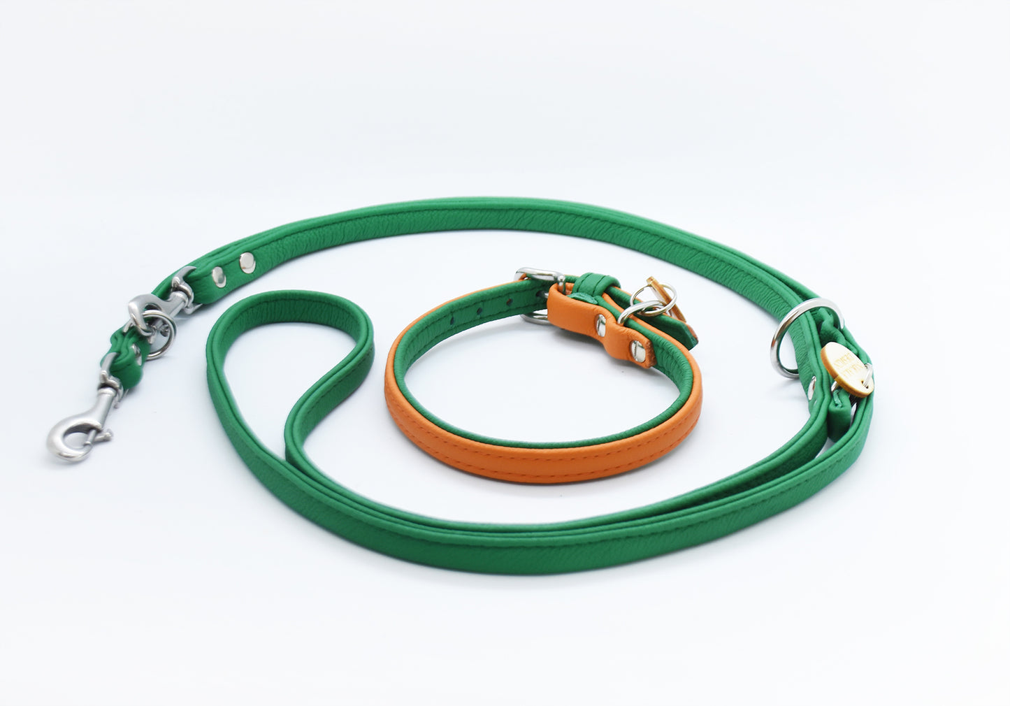 BASIC Hundehalsband・Bio-Nappaleder・Maßgefertigtes Hundehalsband
