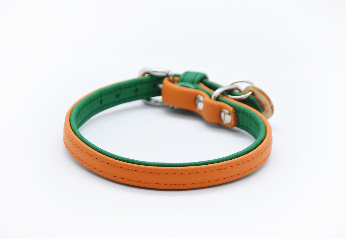 BASIC Hundehalsband・Bio-Nappaleder・Maßgefertigtes Hundehalsband