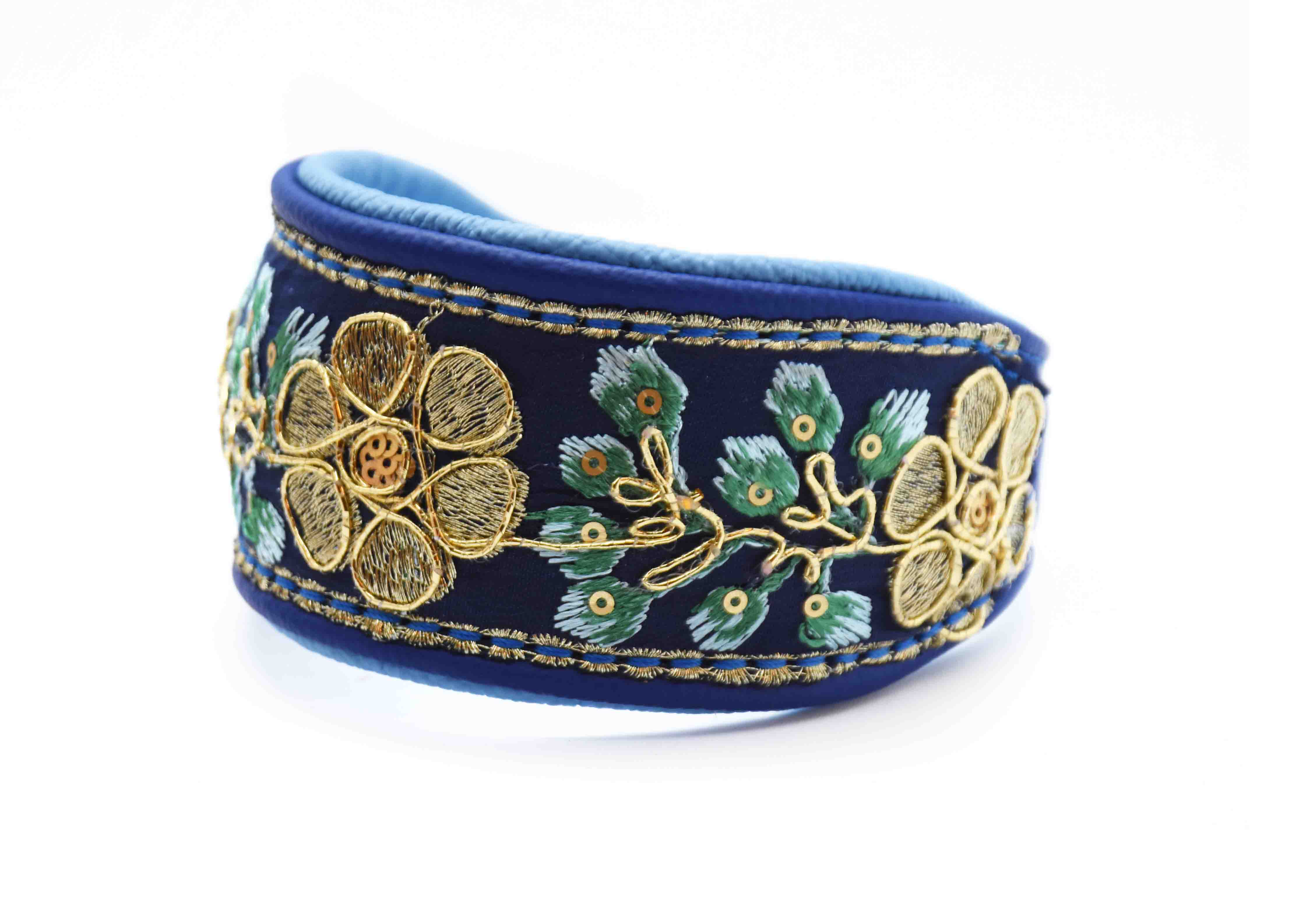 Sari Windhundhalsband darkblue