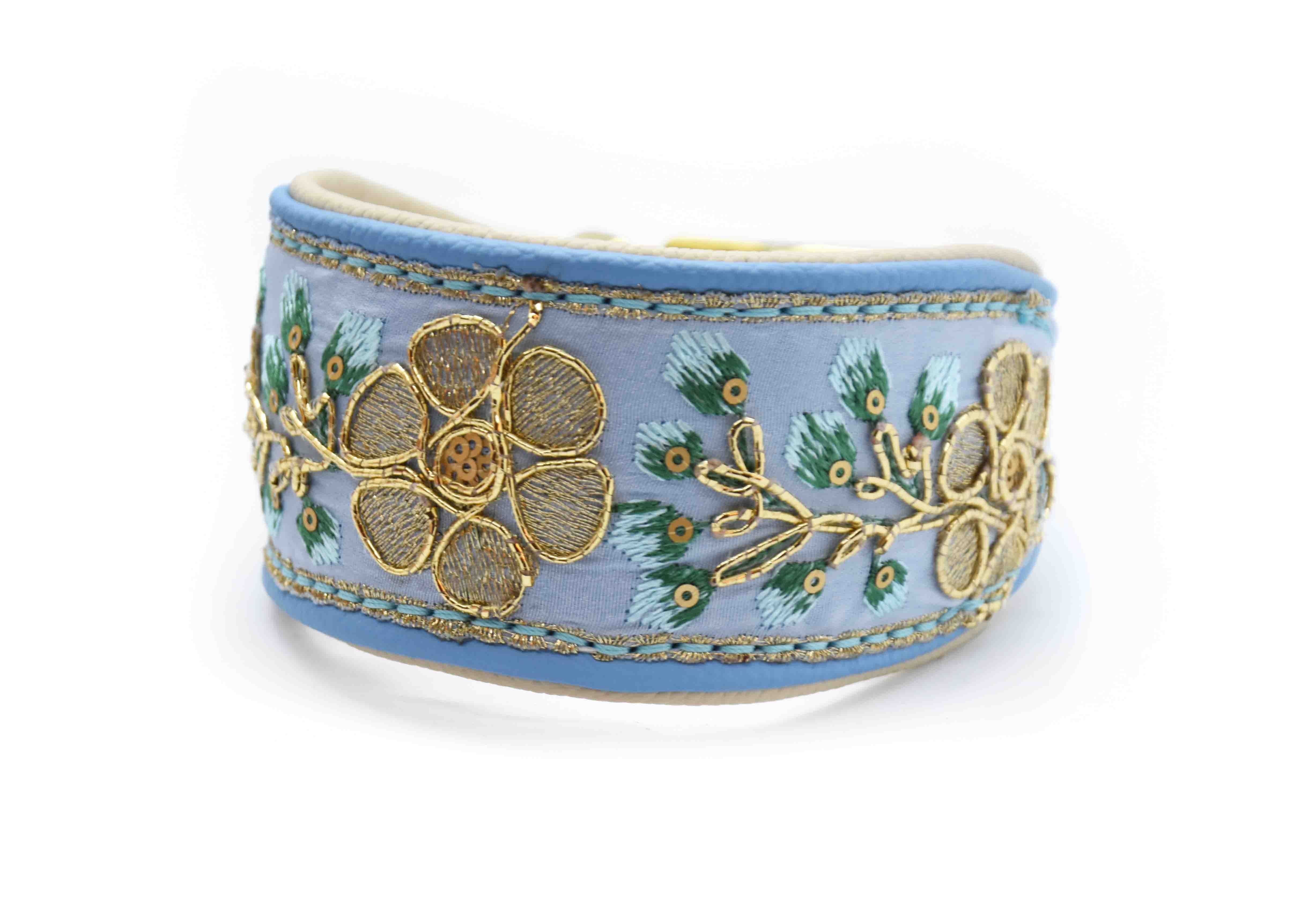 Sari Windhundhalsband lightblue