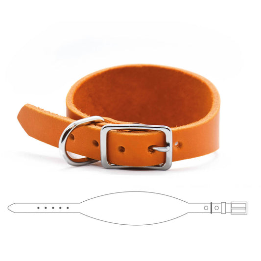 FETTLEDER Windhundhalsband-Maßgefertigt & robust