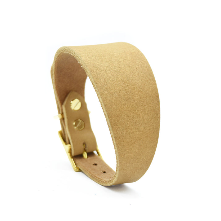 Fettleder Windhundhalsband