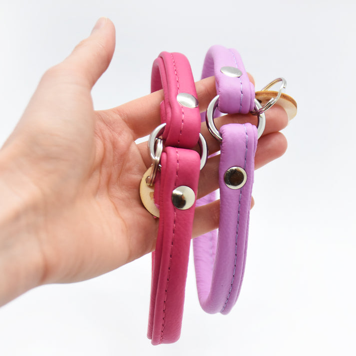 Markenhalsband aus Nappaleder